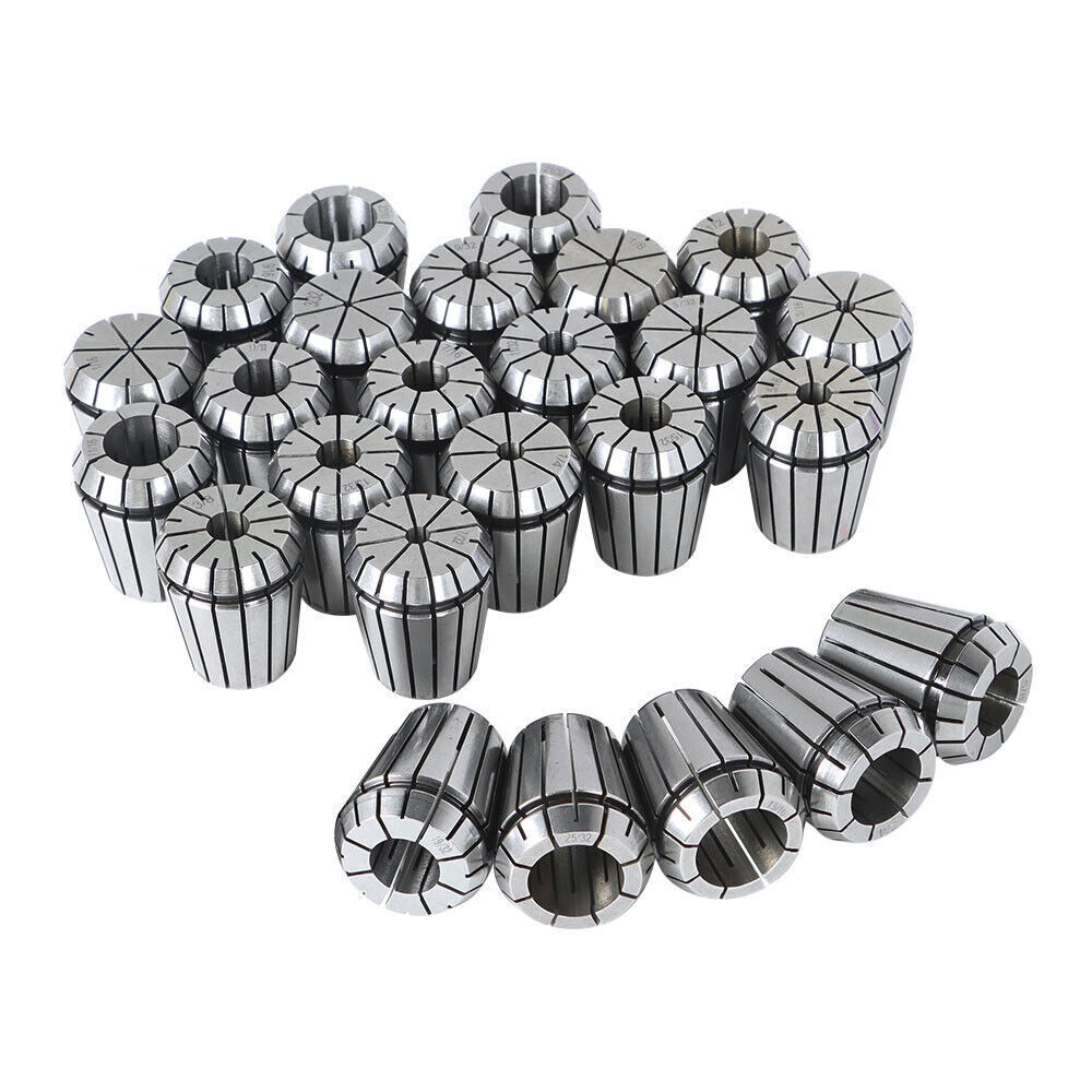 25 Pack Collet Set ER32 Collet Chuck 1/16 inch-3/4 inch Holder Spring Collet