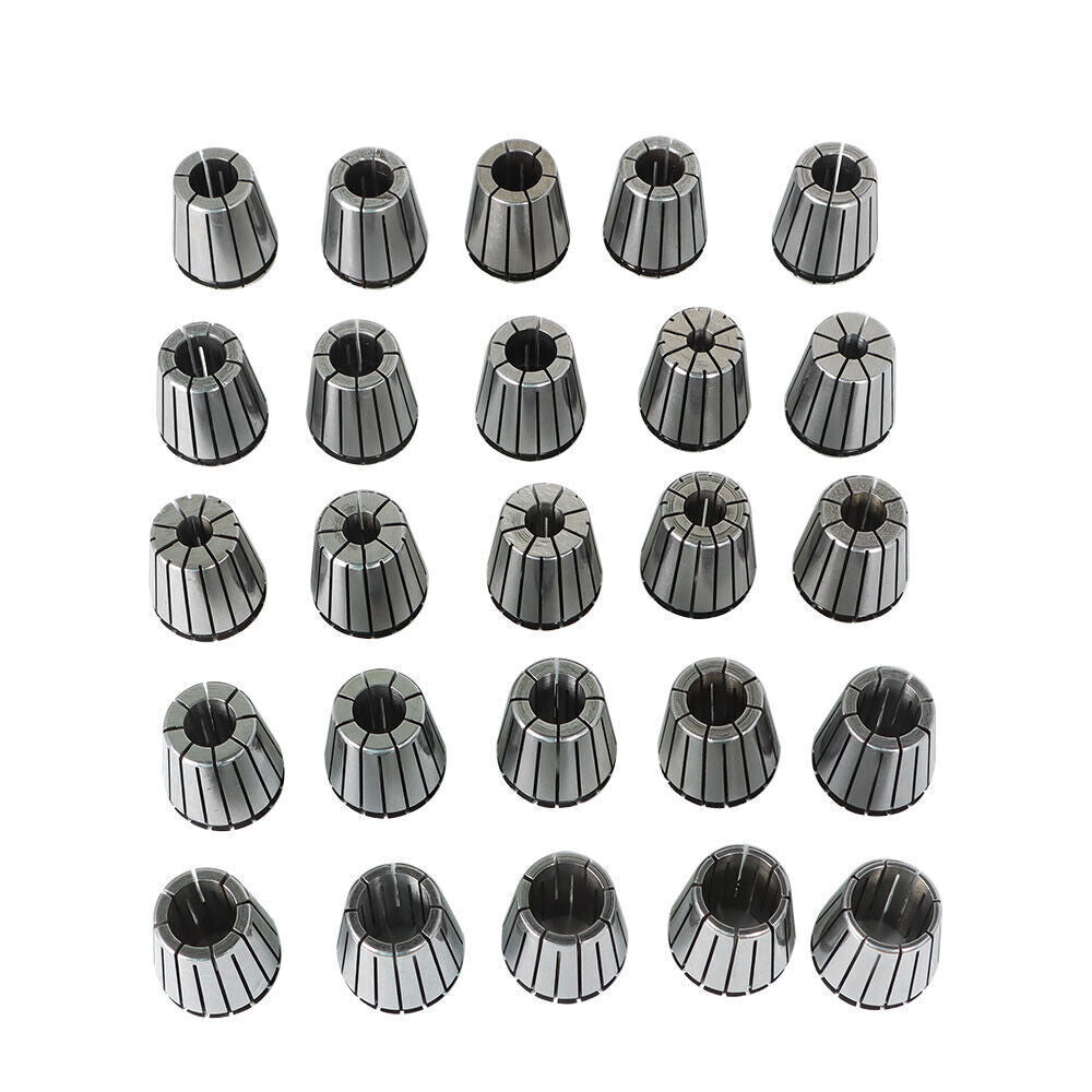 25 Pack Collet Set ER32 Collet Chuck 1/16 inch-3/4 inch Holder Spring Collet