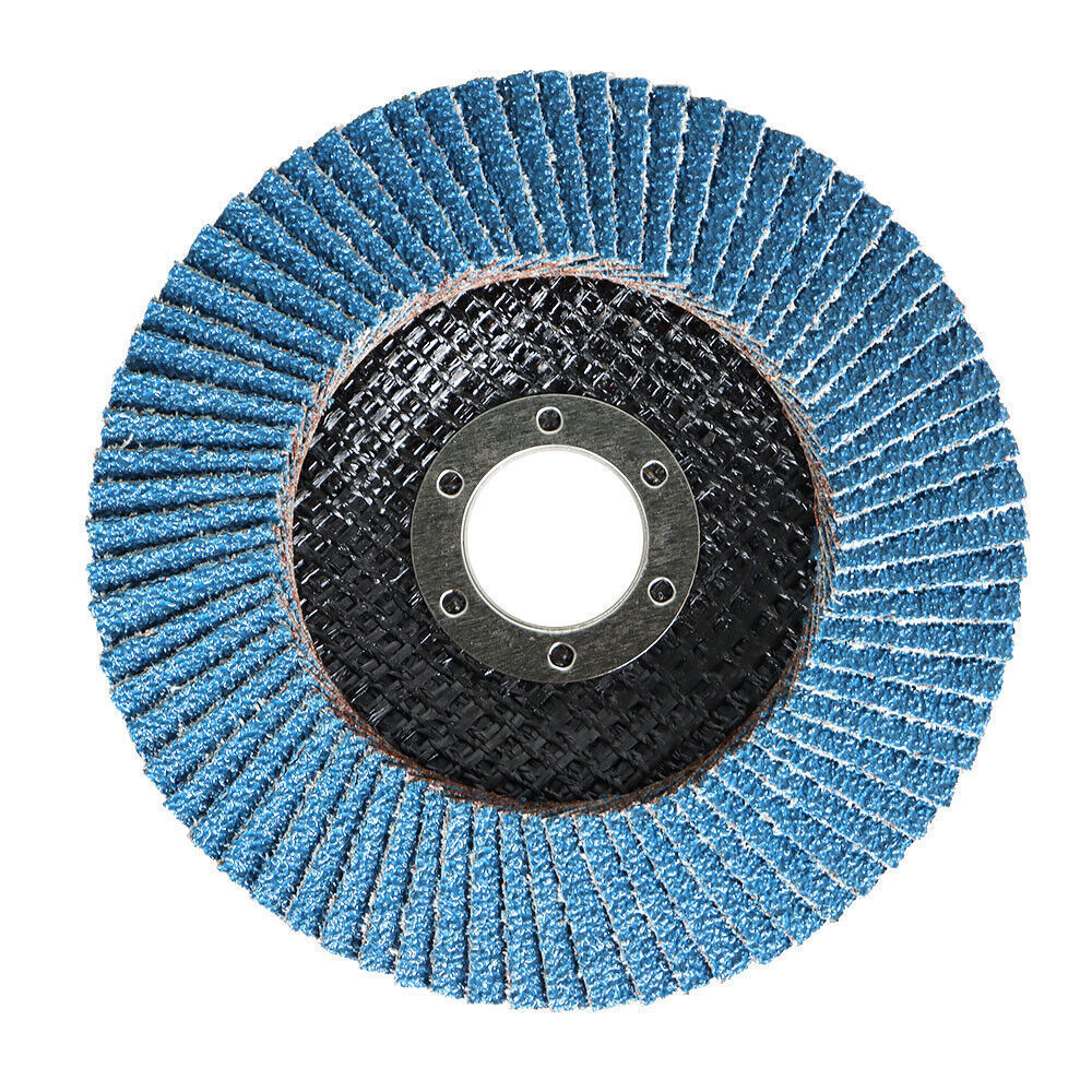 100 Pack 80 Grit 4.5''x7/8'' Premium Zirconia Flap Disc Sanding Grinding T29 New