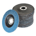 100 Pack 80 Grit 4.5''x7/8'' Premium Zirconia Flap Disc Sanding Grinding T29 New