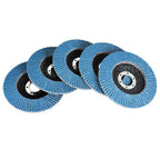 100 Pack 80 Grit 4.5''x7/8'' Premium Zirconia Flap Disc Sanding Grinding T29 New