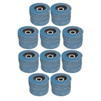 100 Pack 80 Grit 4.5''x7/8'' Premium Zirconia Flap Disc Sanding Grinding T29 New