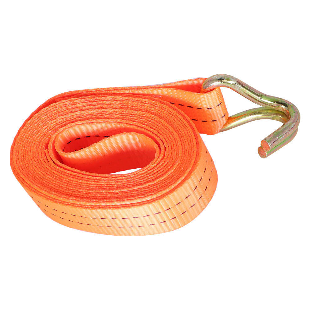 10-Set 1.5" x 20' (38mm*6m) 4000-lbs Ratchet Straps J Hook Heavy Duty Tie Downs