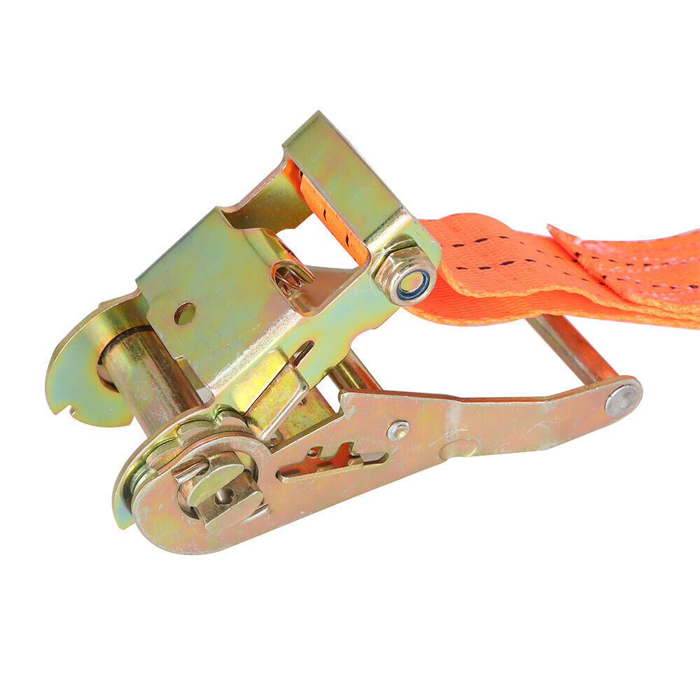 10-Set 1.5" x 20' (38mm*6m) 4000-lbs Ratchet Straps J Hook Heavy Duty Tie Downs