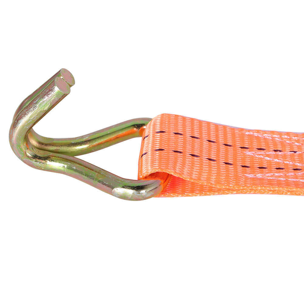 10-Set 1.5" x 20' (38mm*6m) 4000-lbs Ratchet Straps J Hook Heavy Duty Tie Downs