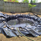 10Ft x 13Ft HDPE Fish Liner Pond Liners For Waterfall Koi Pondsand Water Garden