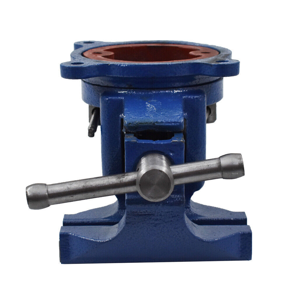 6 Inch Heavy Duty Bench Vise with Anvil Swivel Table Top Clamp Locking Base New
