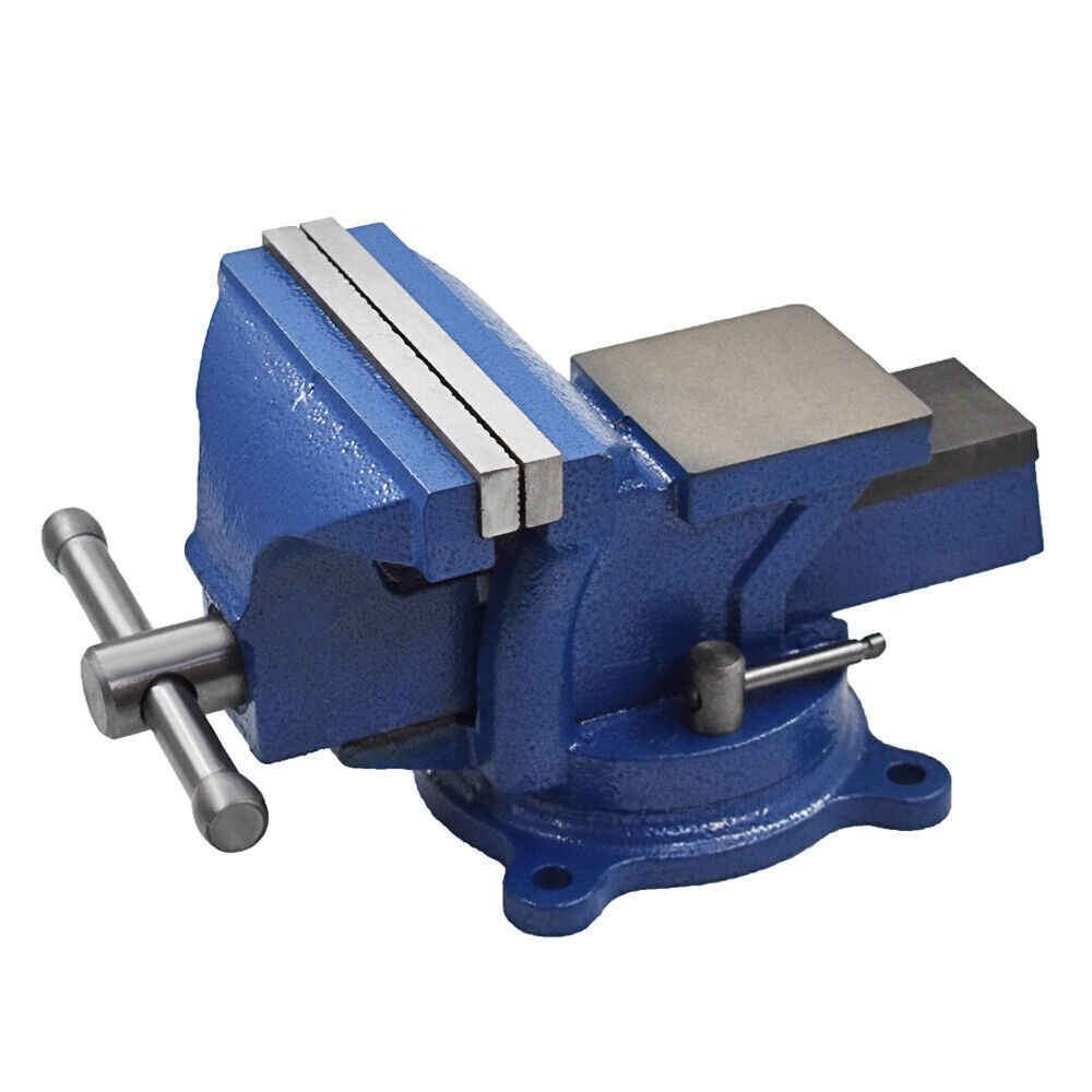 6 Inch Heavy Duty Bench Vise with Anvil Swivel Table Top Clamp Locking Base New