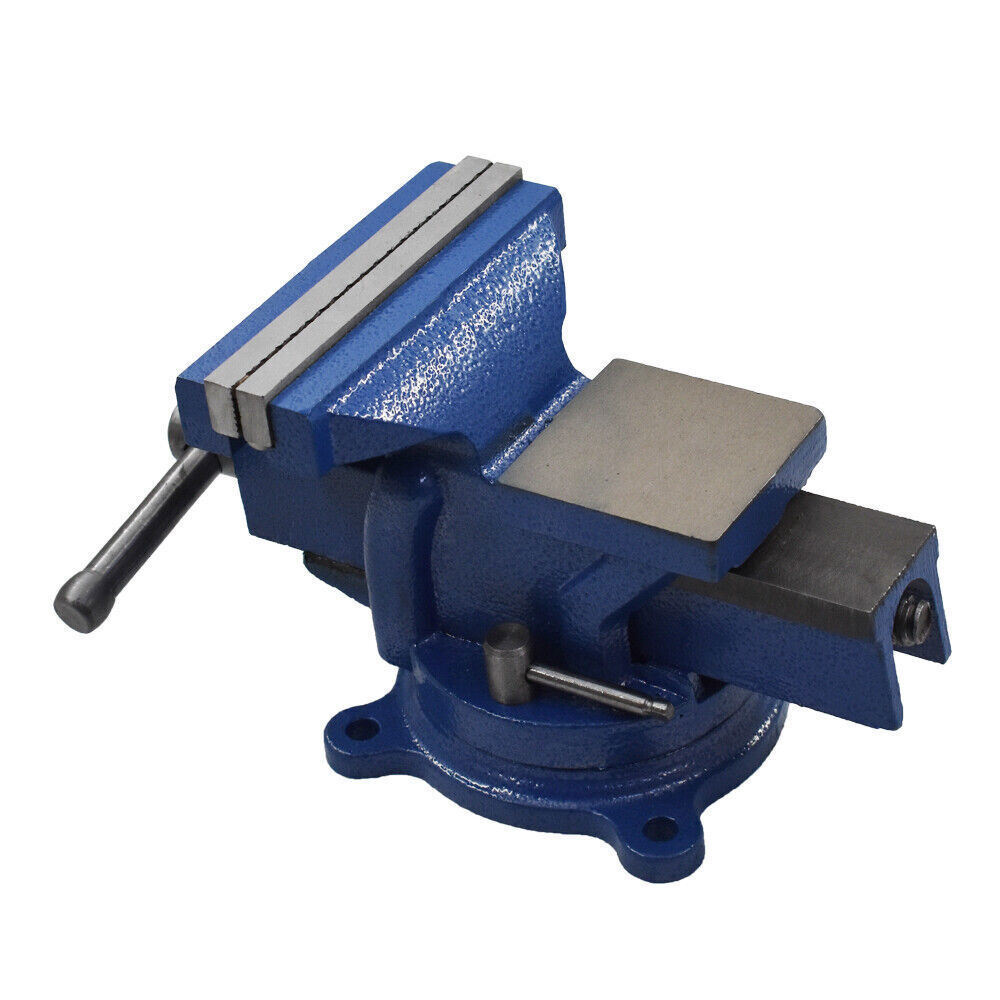 6 Inch Heavy Duty Bench Vise with Anvil Swivel Table Top Clamp Locking Base New