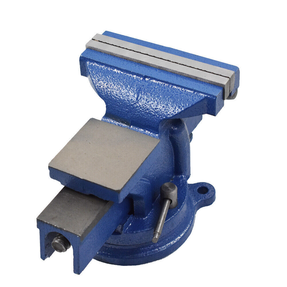 6 Inch Heavy Duty Bench Vise with Anvil Swivel Table Top Clamp Locking Base New