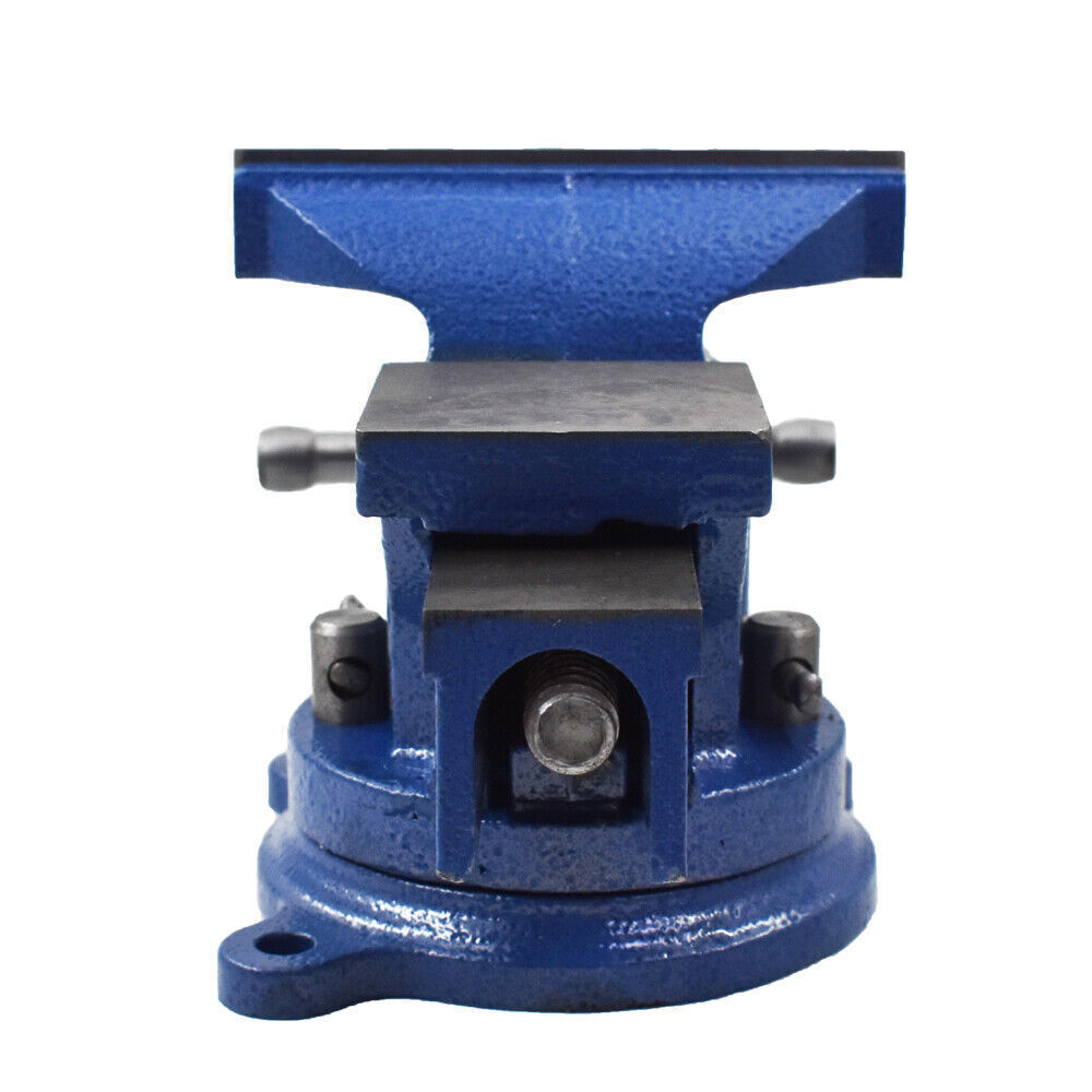 6 Inch Heavy Duty Bench Vise with Anvil Swivel Table Top Clamp Locking Base New
