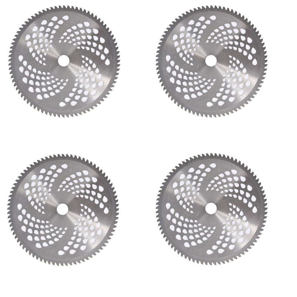 4 Pack 10" x 80T Replace For Cutter Trimmer Weed Eater Carbide Tip Brush Blades