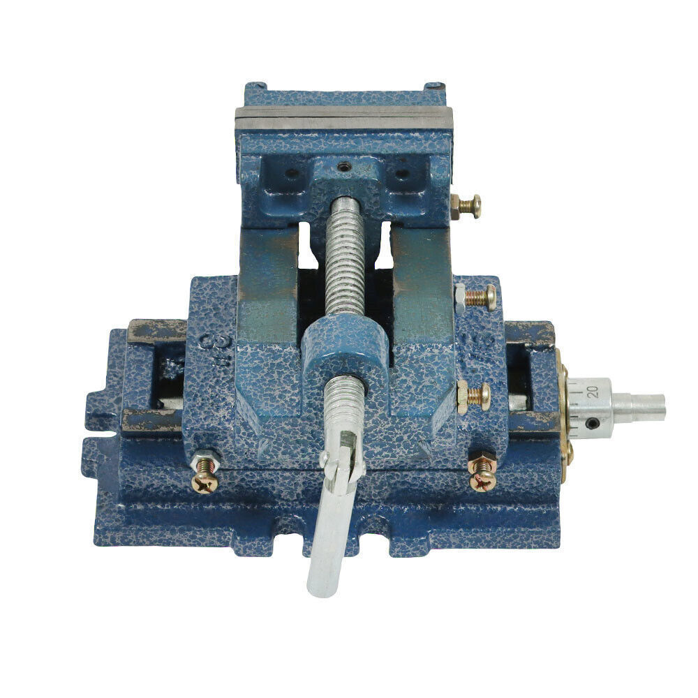 3" Cross Sliding Drill Press Vise Slide Vice Heavy Duty Machine Shop Grip Tools