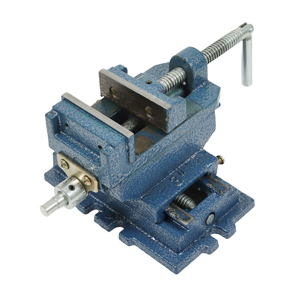 3" Cross Sliding Drill Press Vise Slide Vice Heavy Duty Machine Shop Grip Tools