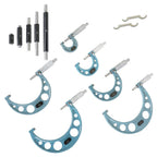 0.0001" Precision Outside Micrometer 6Pcs Set 0-6" Carbide Standards Set