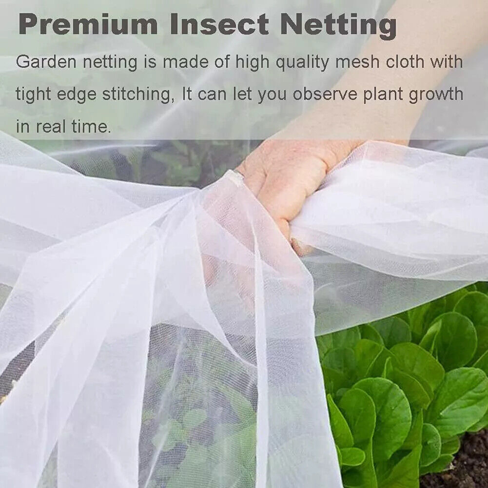 Mosquito Garden Bug Insect Netting Barrier Bird Net Plant Protect Mesh 10x30FT