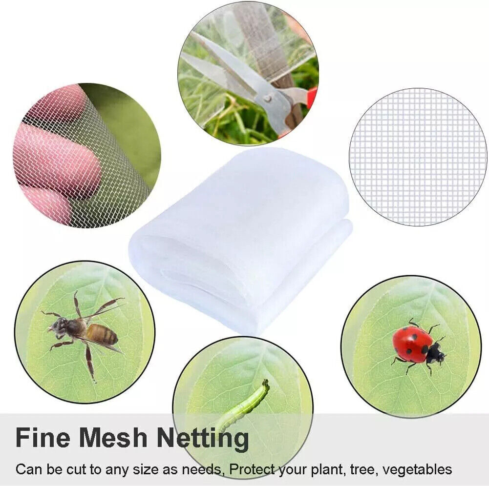 Mosquito Garden Bug Insect Netting Barrier Bird Net Plant Protect Mesh 10x30FT