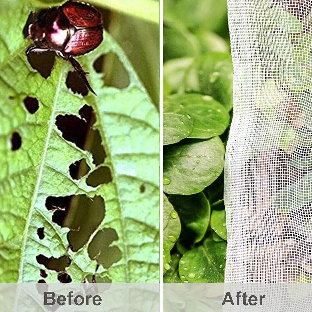 Mosquito Garden Bug Insect Netting Barrier Bird Net Plant Protect Mesh 10x30FT