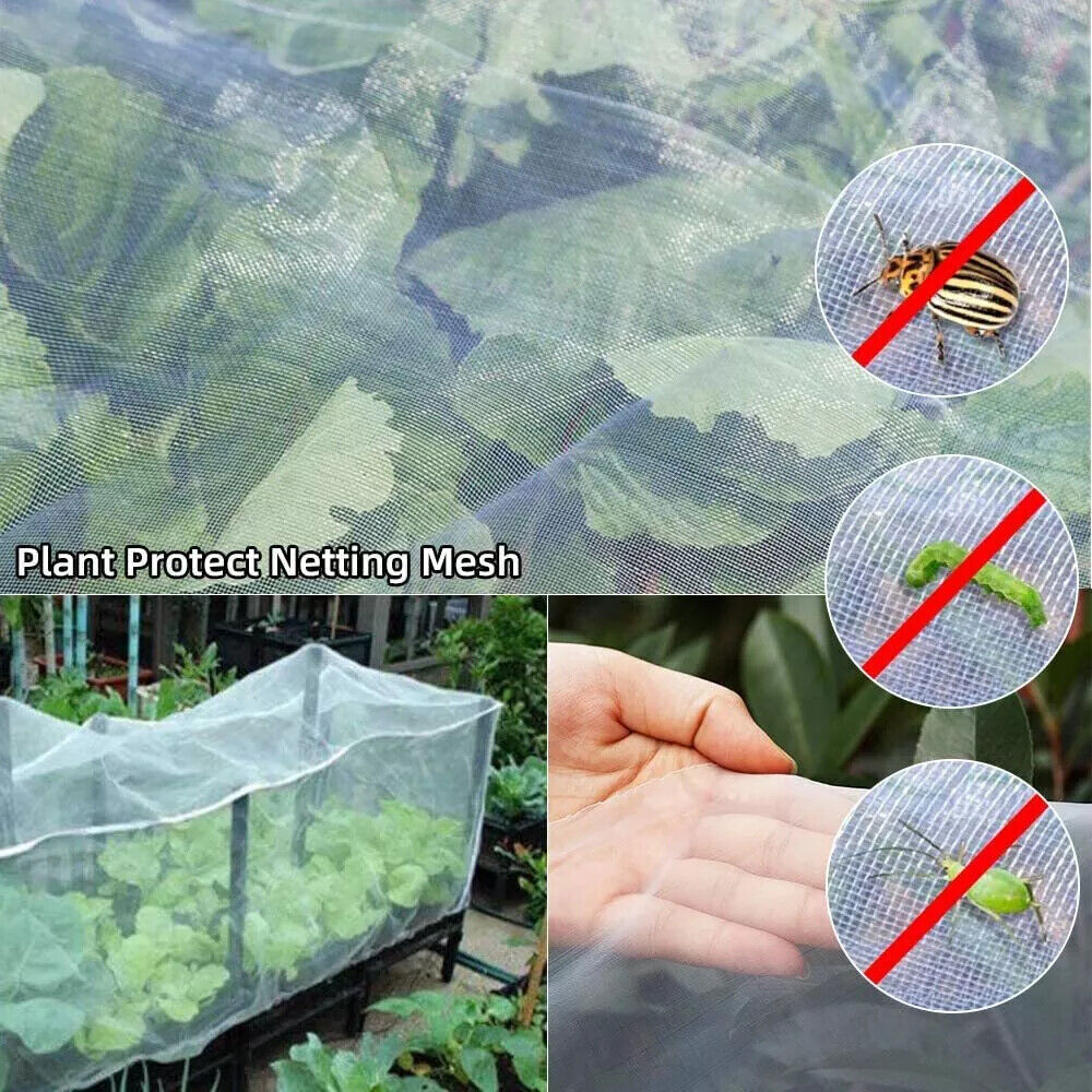 Mosquito Garden Bug Insect Netting Barrier Bird Net Plant Protect Mesh 10x30FT
