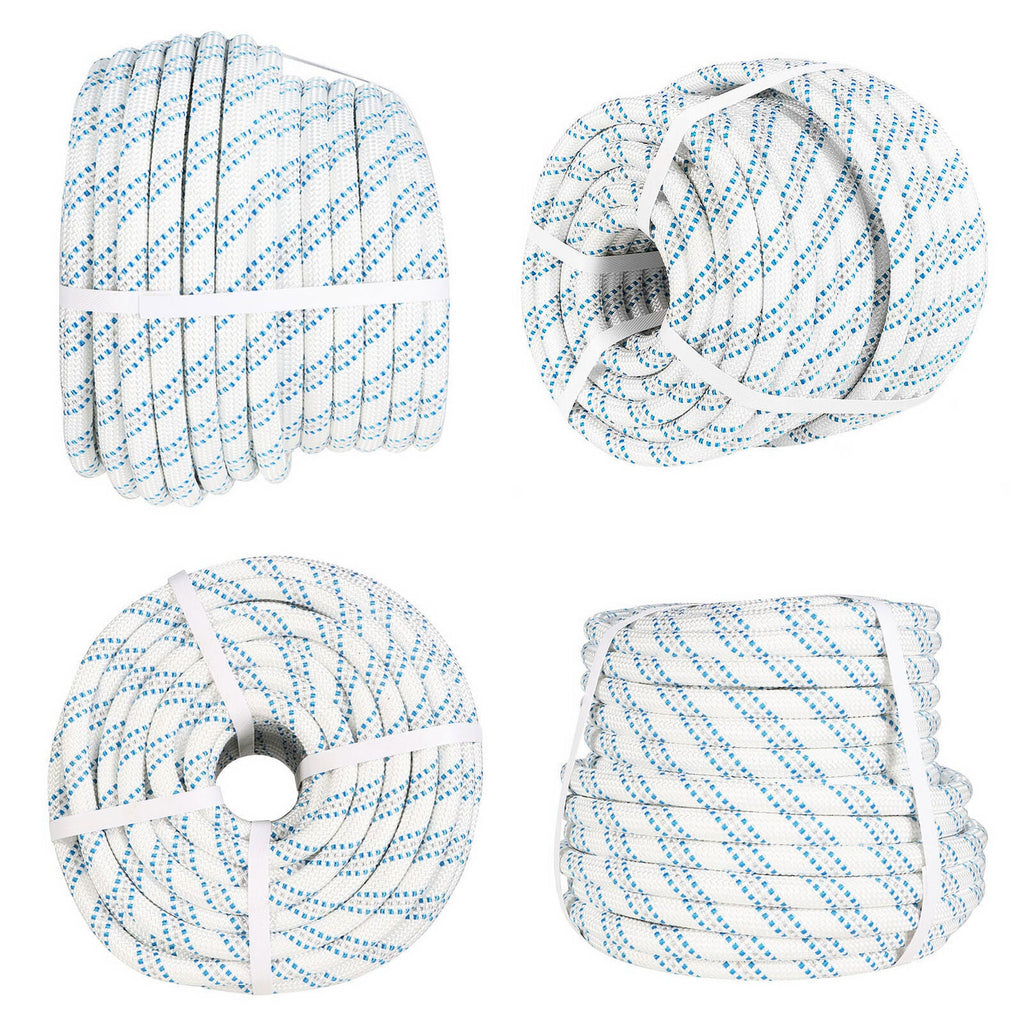 5/8" × 150' Double Braid Nylon Polyester Arborist Bull Rope Pulling Rigging Line