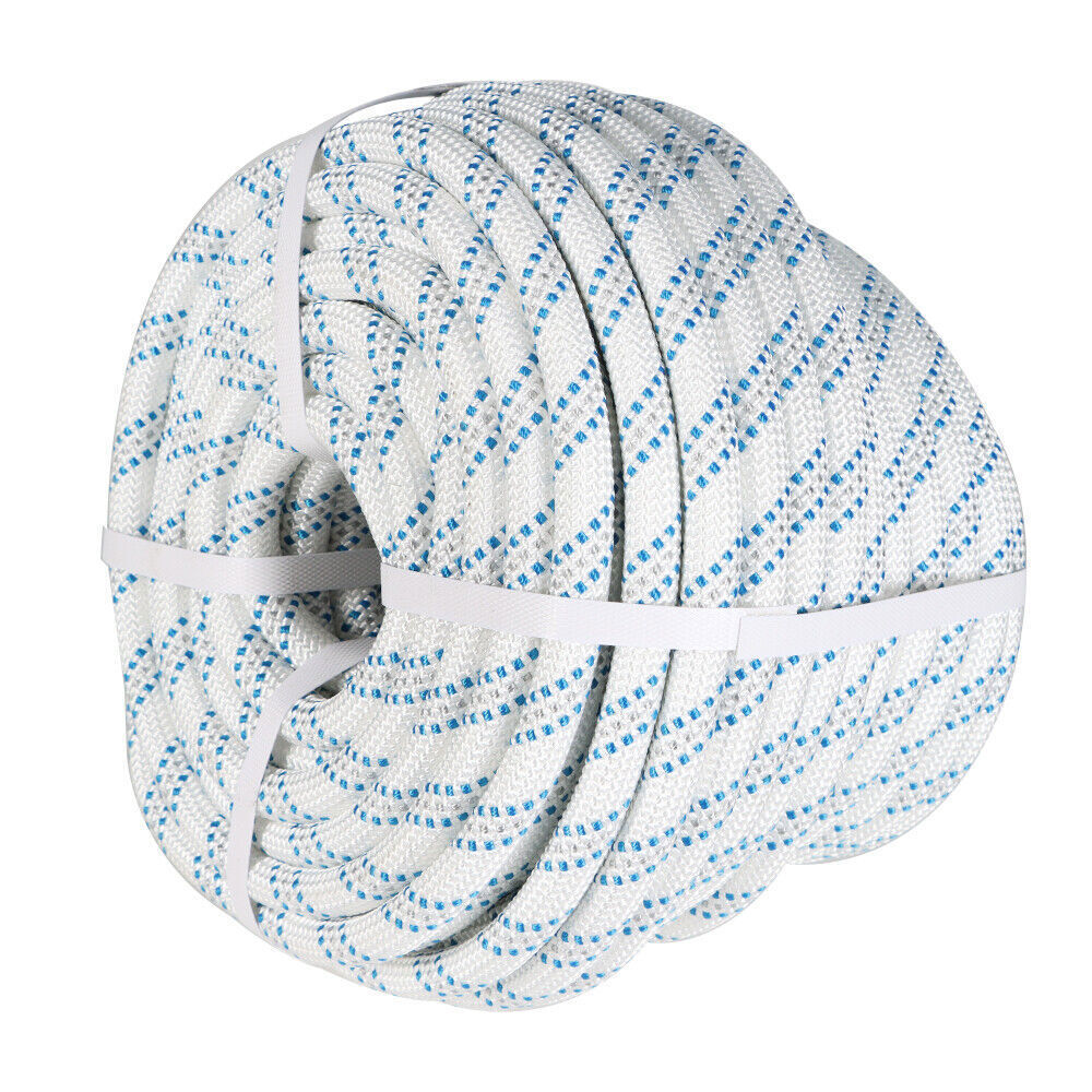 5/8" × 150' Double Braid Nylon Polyester Arborist Bull Rope Pulling Rigging Line