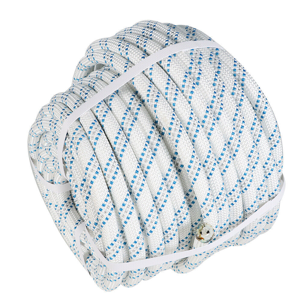 5/8" × 150' Double Braid Nylon Polyester Arborist Bull Rope Pulling Rigging Line
