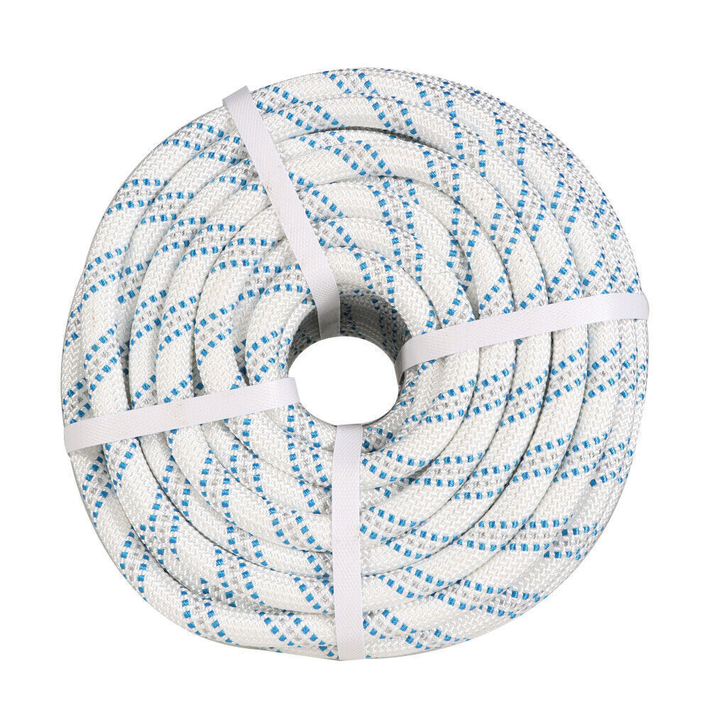 5/8" × 150' Double Braid Nylon Polyester Arborist Bull Rope Pulling Rigging Line