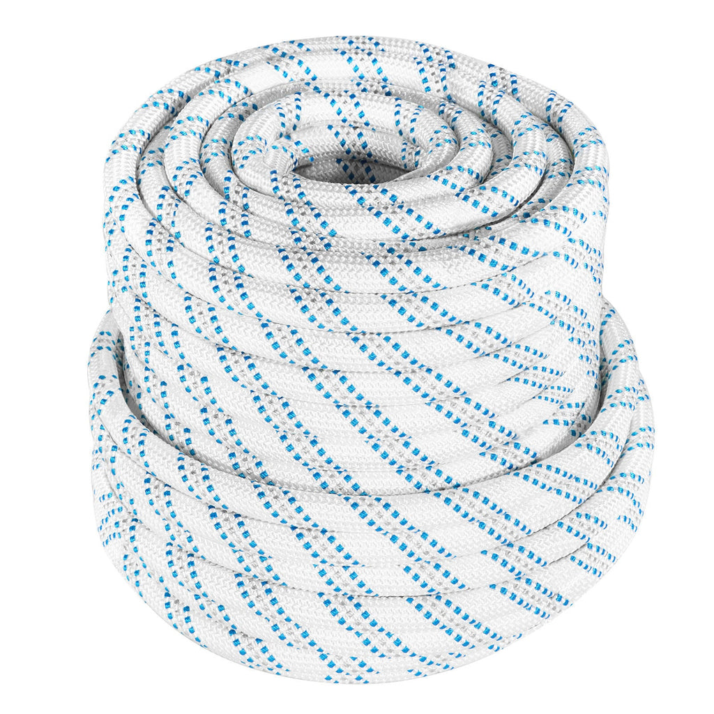 5/8" × 150' Double Braid Nylon Polyester Arborist Bull Rope Pulling Rigging Line