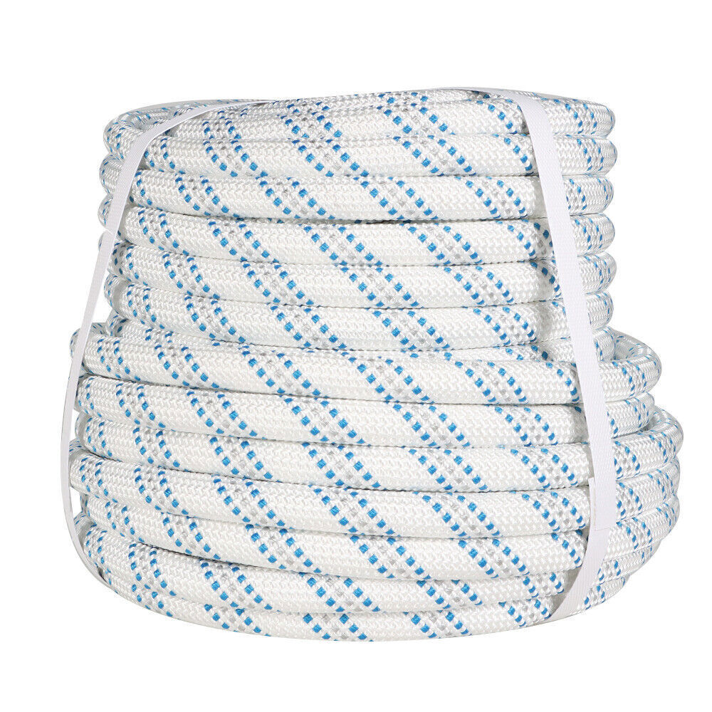 5/8" × 150' Double Braid Nylon Polyester Arborist Bull Rope Pulling Rigging Line
