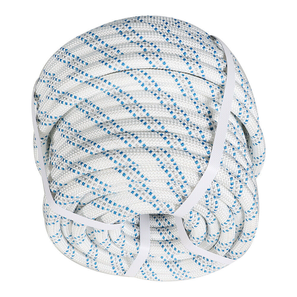 5/8" × 150' Double Braid Nylon Polyester Arborist Bull Rope Pulling Rigging Line