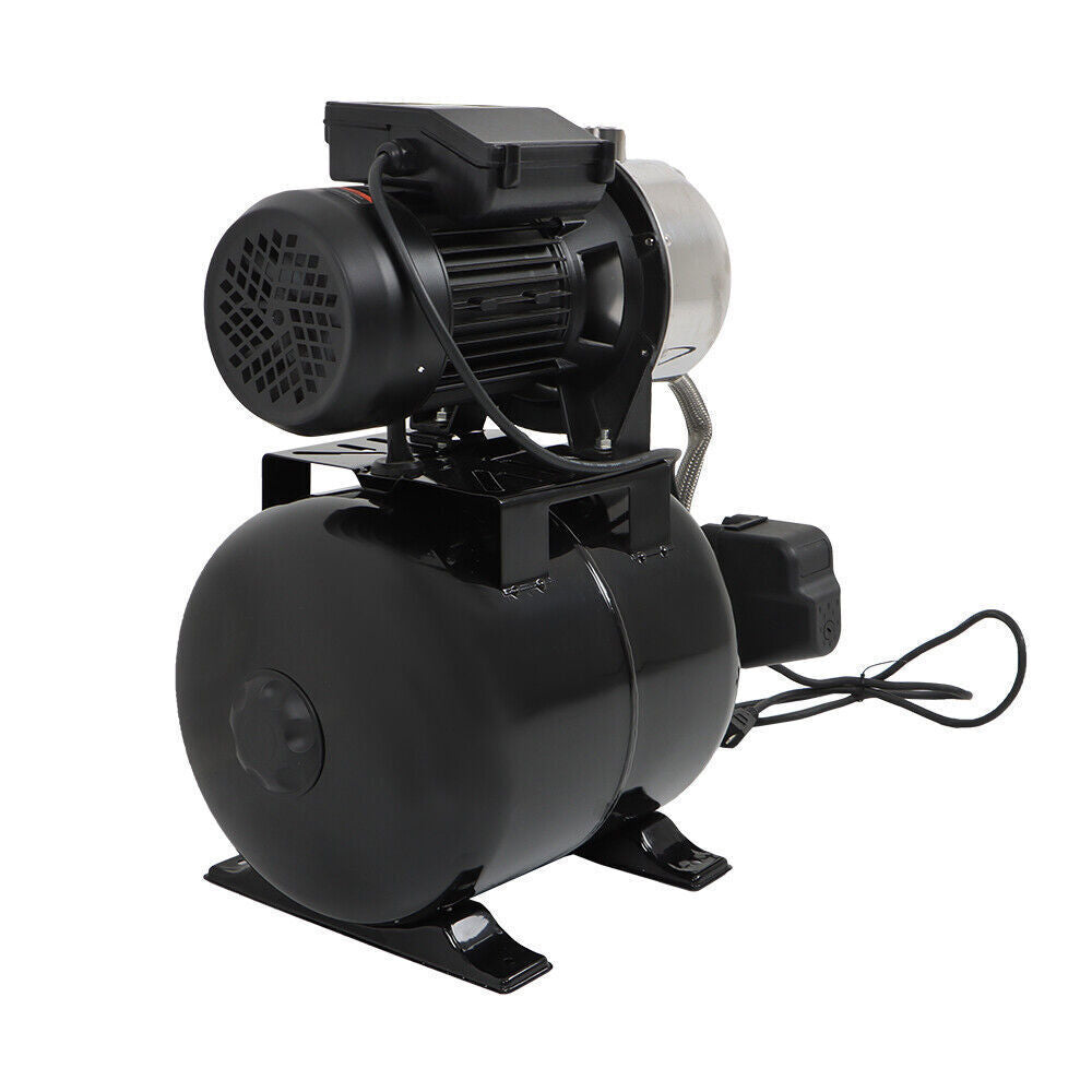1.6HP 1320GPH 115V Shallow Well Pump Stainless Steel Pump With Pressure Tank