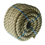Manila Rope 1"×50' PP 3 Strand Twisted Rope Arborist Bull Rope Climbing Rope