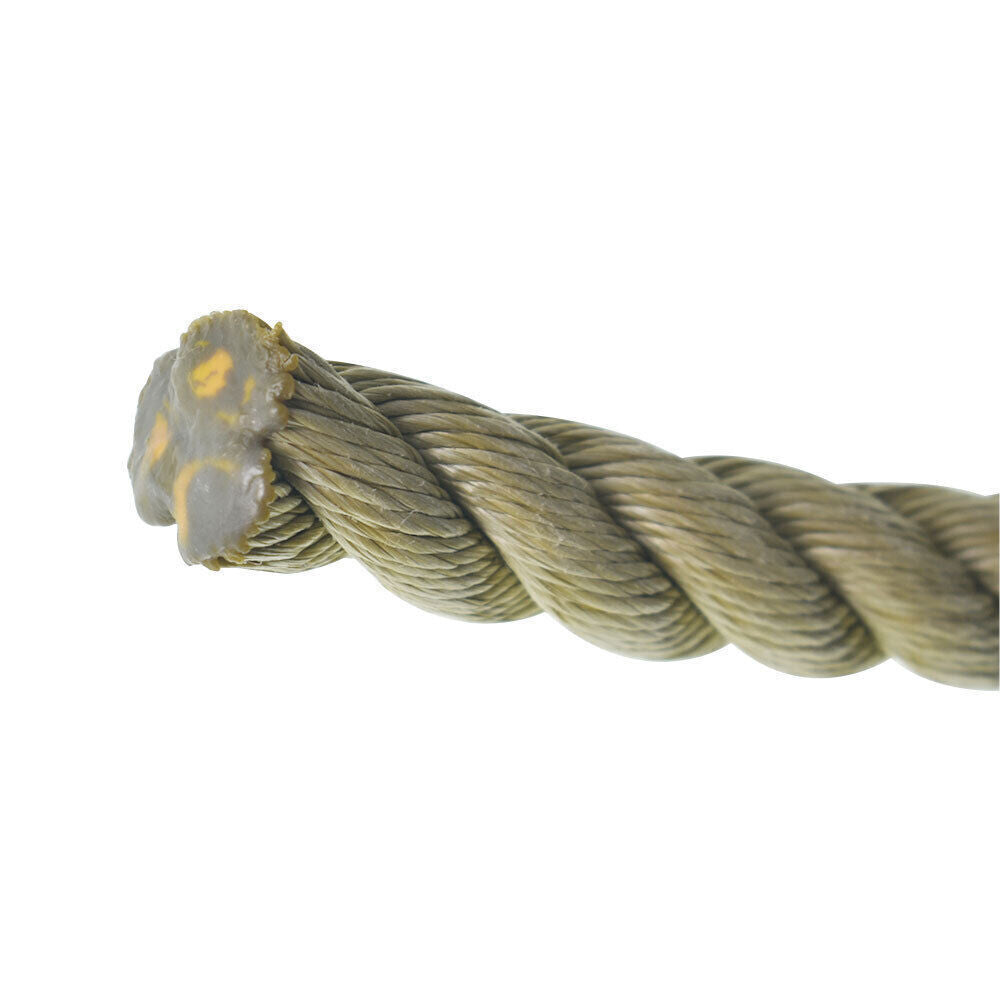 Manila Rope 1"×50' PP 3 Strand Twisted Rope Arborist Bull Rope Climbing Rope