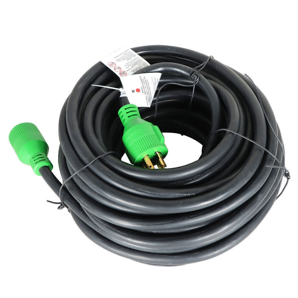 Generator Extension Cord 75 Ft 4 Prong Power Cable 10 4 30 Amp