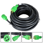 Generator Extension Cord 75 Ft 4 Prong Power Cable 10 4 30 Amp