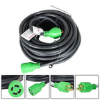 Generator Extension Cord 75 Ft 4 Prong Power Cable 10 4 30 Amp
