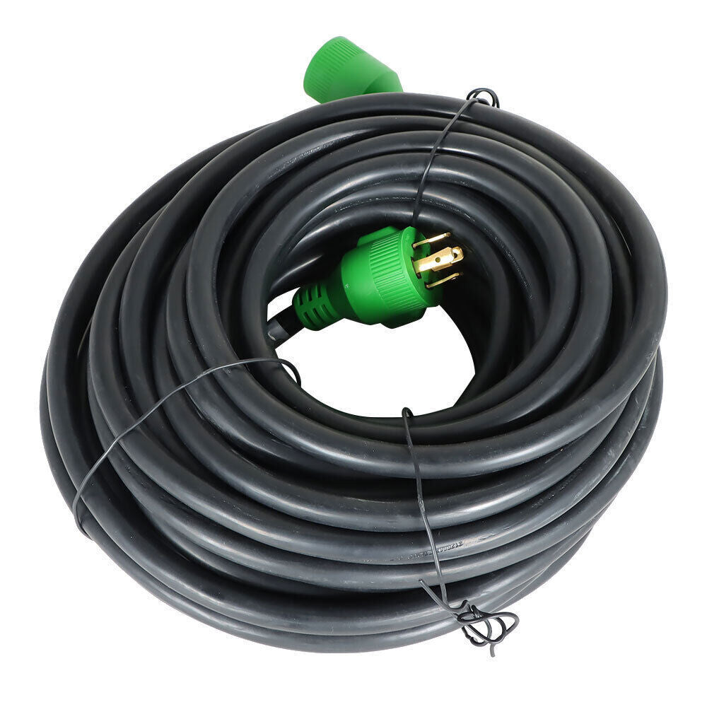Generator Extension Cord 75 Ft 4 Prong Power Cable 10 4 30 Amp
