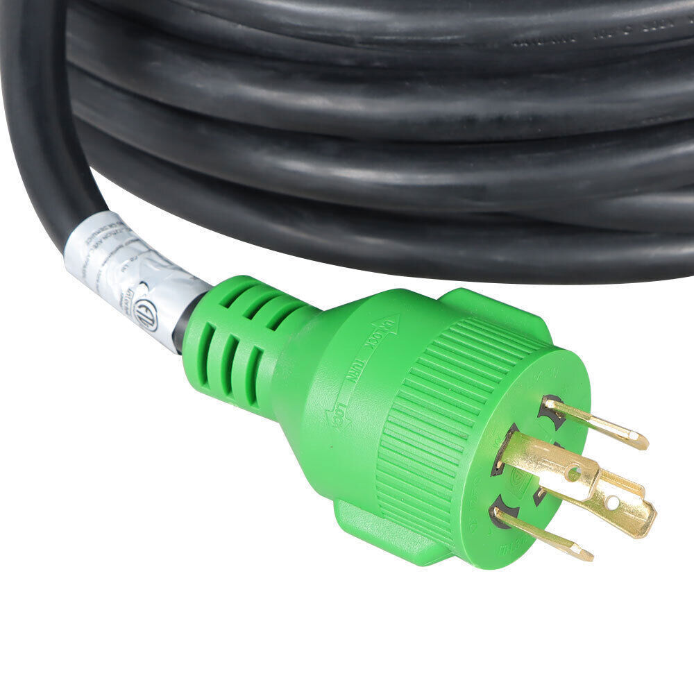 Generator Extension Cord 75 Ft 4 Prong Power Cable 10 4 30 Amp