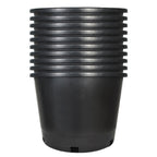 Large 10 Gallon Plant Flower Container 10PCS Plastic Nursery Pot Heavy Duty