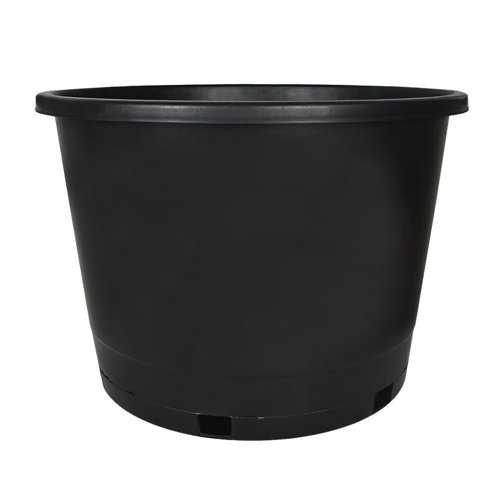 Large 10 Gallon Plant Flower Container 10PCS Plastic Nursery Pot Heavy Duty