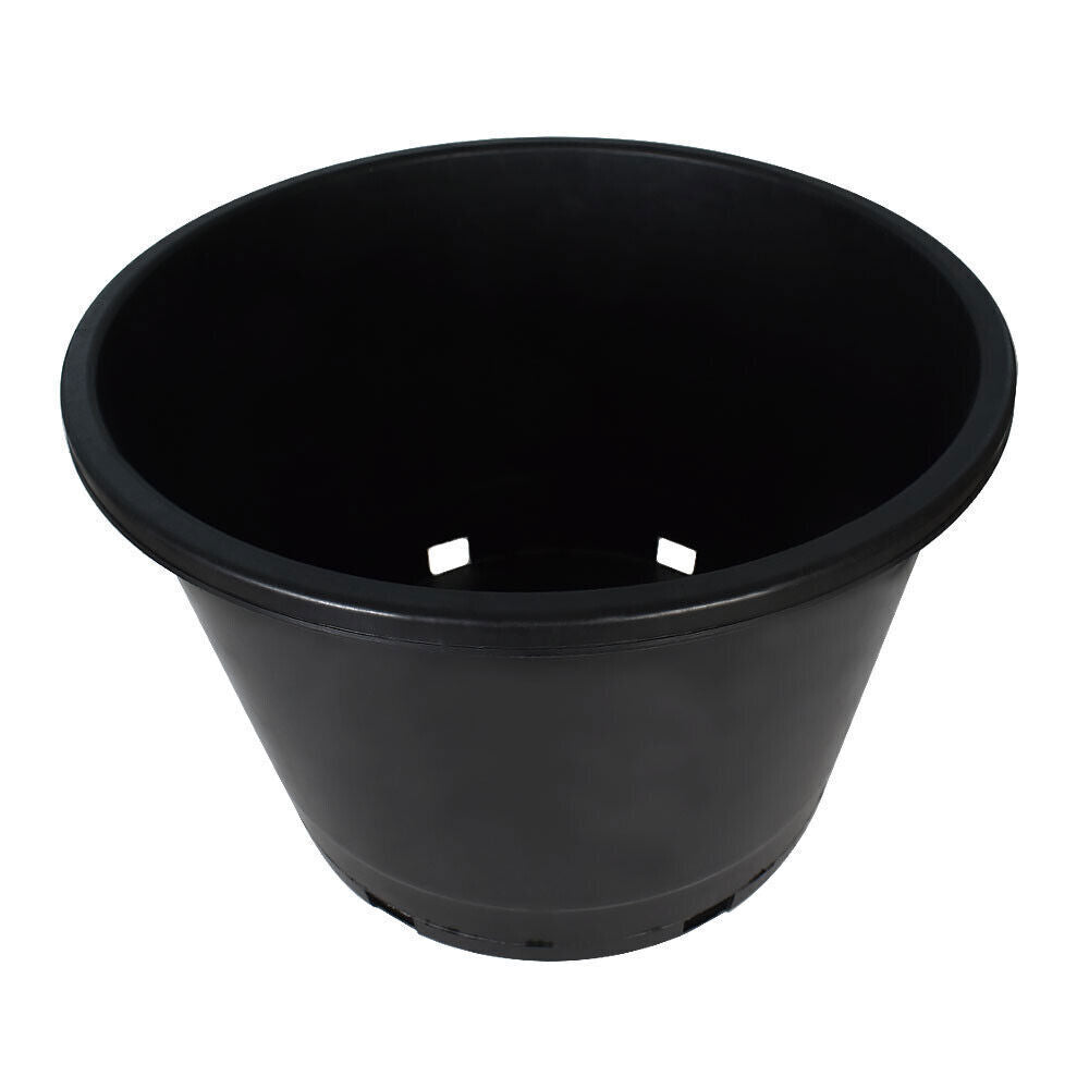 10-Pack 10-Gallon Heavy-Duty Plastic Nursery Pots