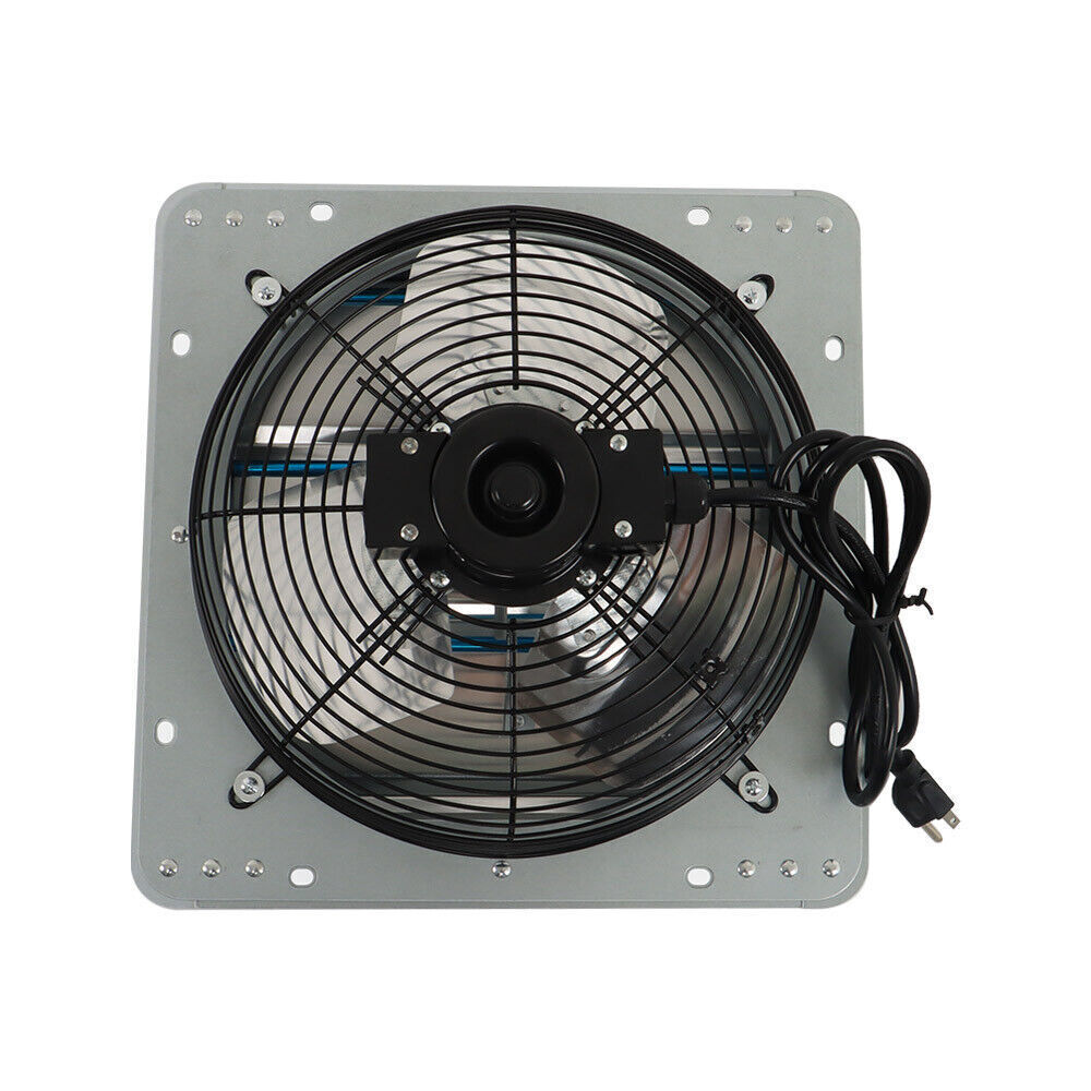 12 Inch Shutter Exhaust Fan For Attic Shed Garage Aluminum High Speed 1800CFM
