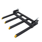 42" Clamp on Heavy Duty Debris Fork for Tractor Skid Steer Buckets Trash Forks