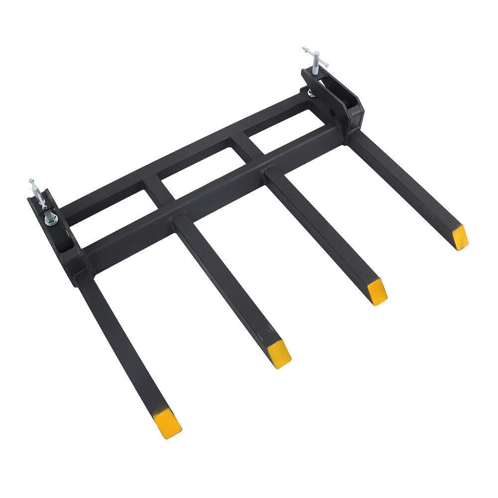 42" Clamp on Heavy Duty Debris Fork for Tractor Skid Steer Buckets Trash Forks