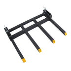 42" Clamp on Heavy Duty Debris Fork for Tractor Skid Steer Buckets Trash Forks