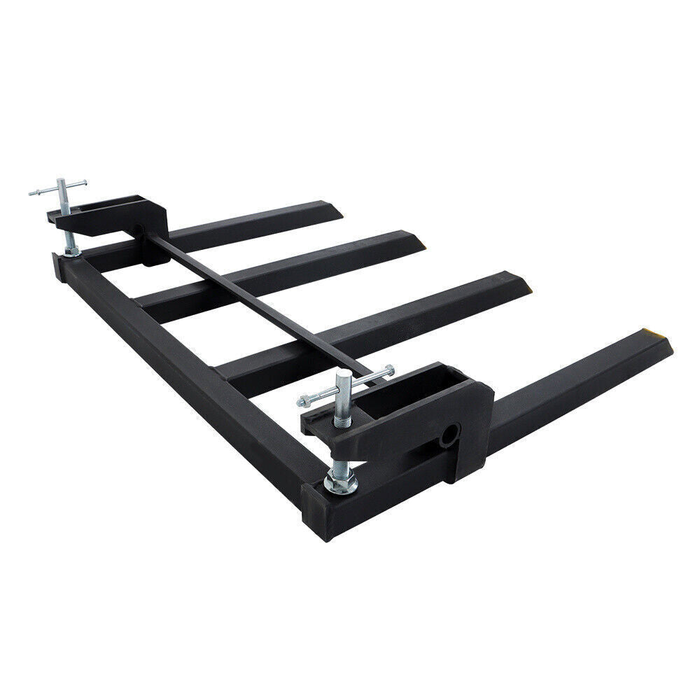 42" Clamp on Heavy Duty Debris Fork for Tractor Skid Steer Buckets Trash Forks