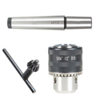 5/64'' to 1/2'' Drill Chuck With MT2 Arbor and Key For Mini Metal Lathe