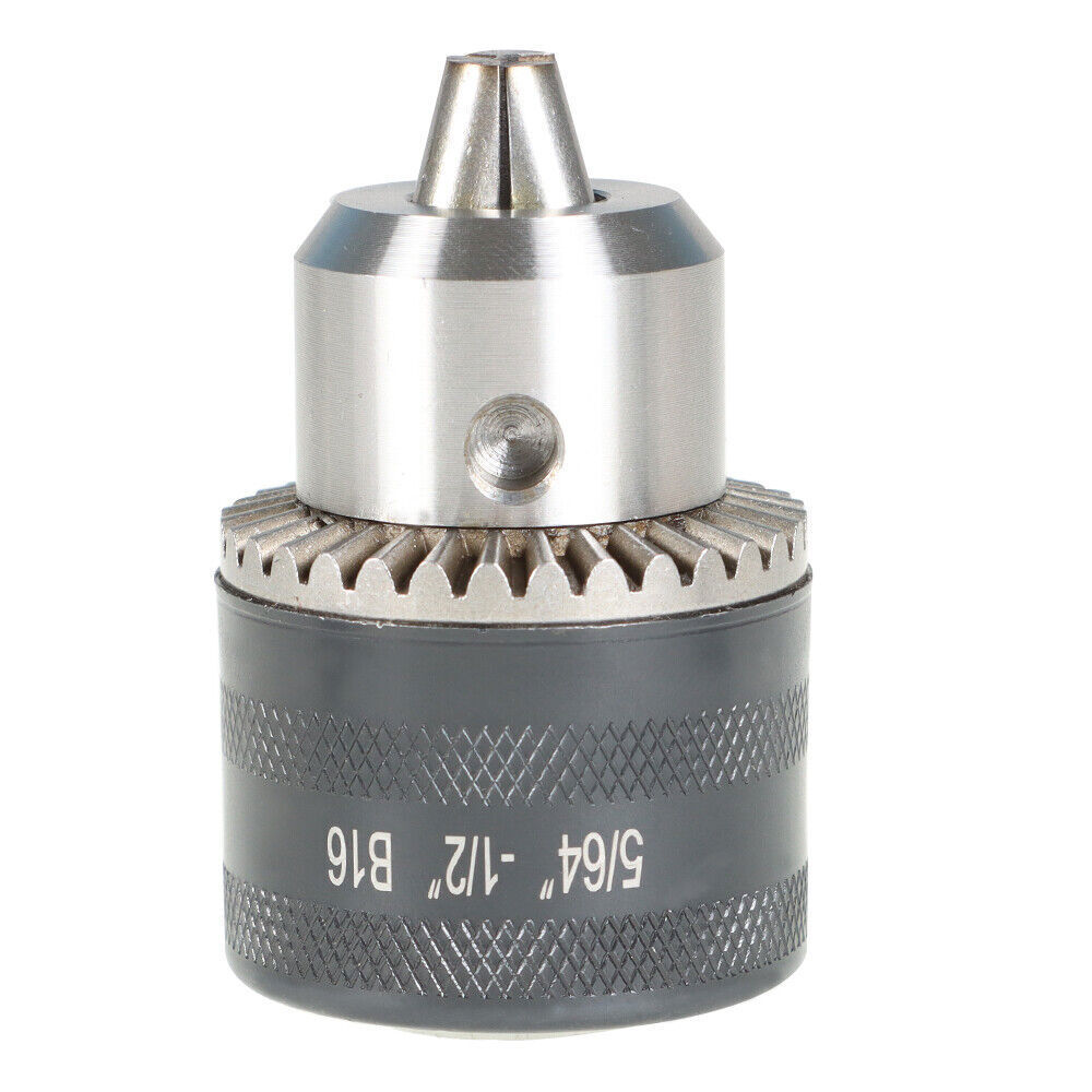 5/64'' to 1/2'' Drill Chuck With MT2 Arbor and Key For Mini Metal Lathe
