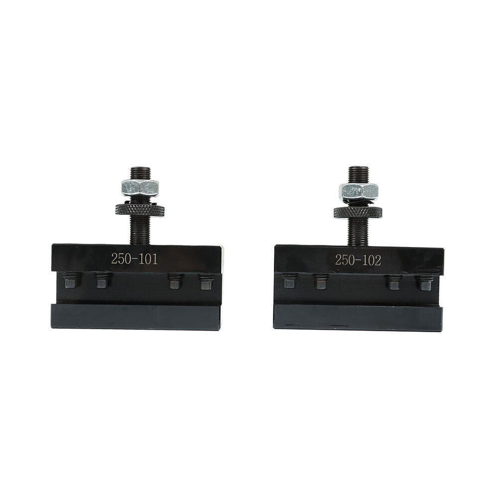 AXA 250-100 Set Piston Type Quick Change Tool Post Holder For Lathe 6- 12"