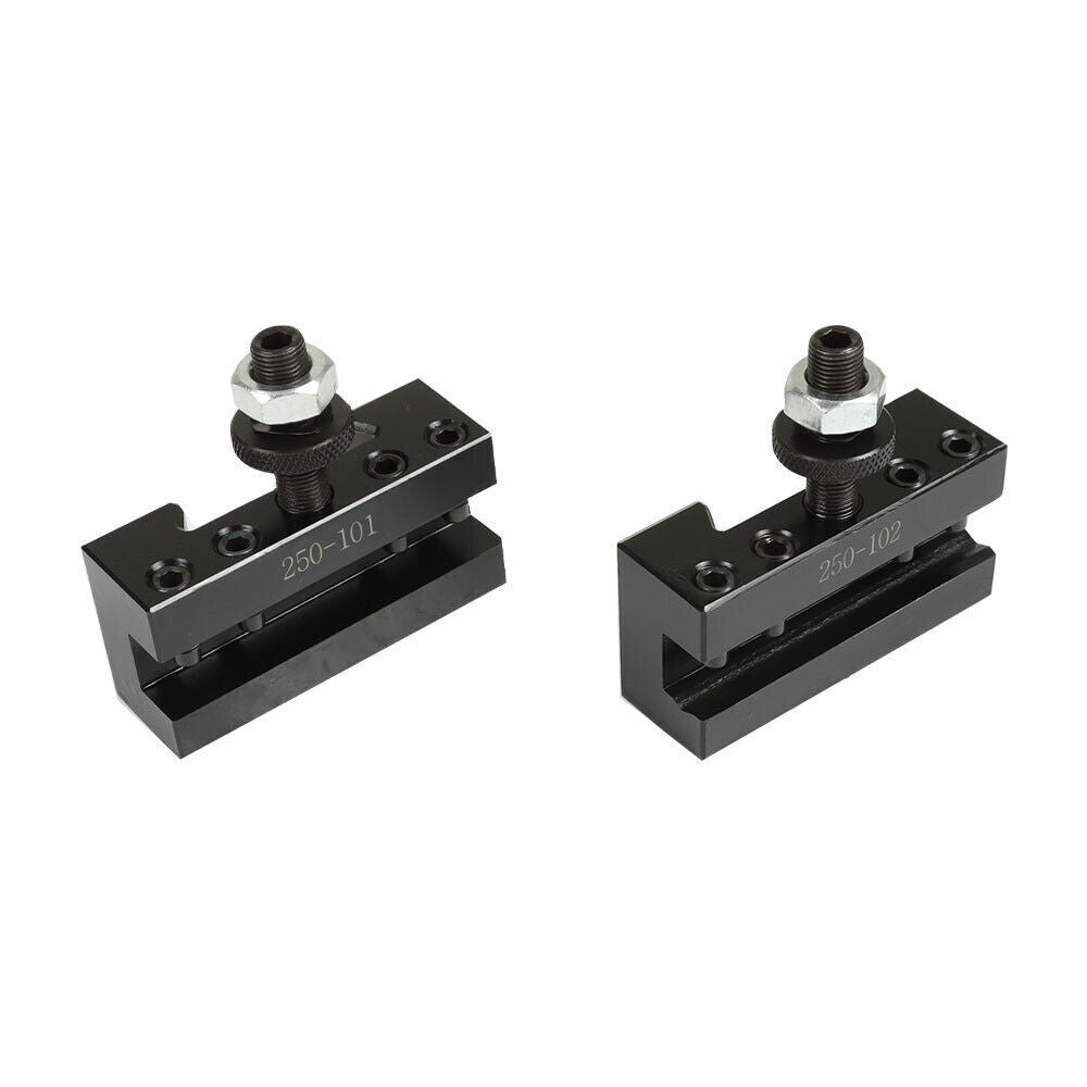 AXA 250-100 Set Piston Type Quick Change Tool Post Holder For Lathe 6- 12"